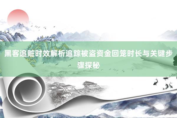 黑客追赃时效解析追踪被盗资金回笼时长与关键步骤探秘